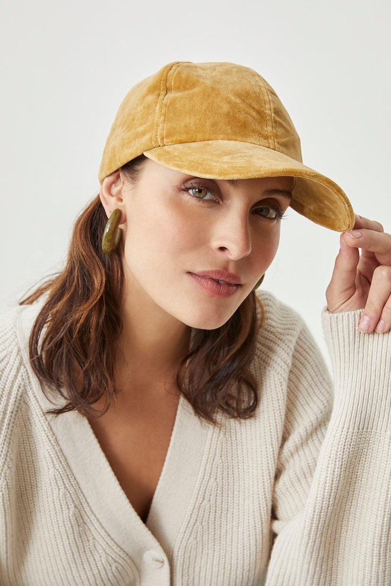 Free People Williamsburg Faux Suede Baseball Hat